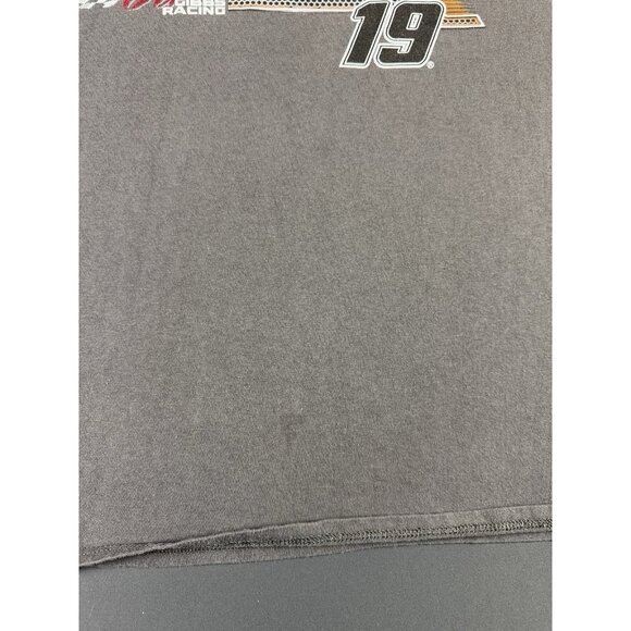 Nascar Y2K Martin Truex JR Toyota Racing Bass Pro Shops Gray Cut Off Tee Shirt - Picture 5 of 7